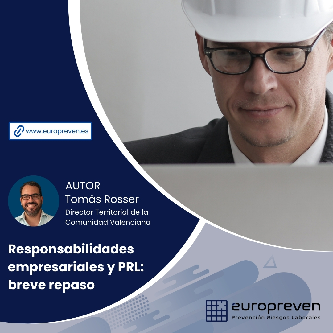 Responsabilidades empresariales y PRL: breve repaso